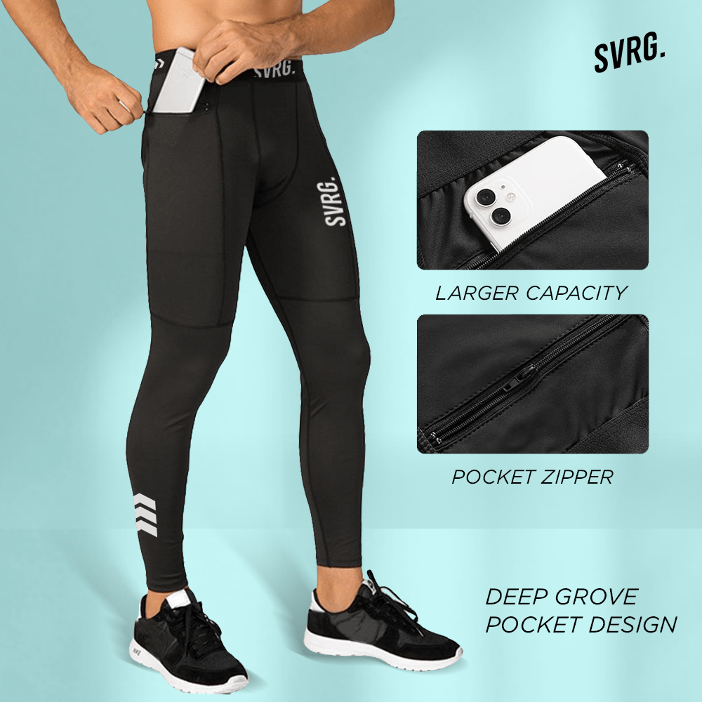 ONYX Men Compression Pants SVRG