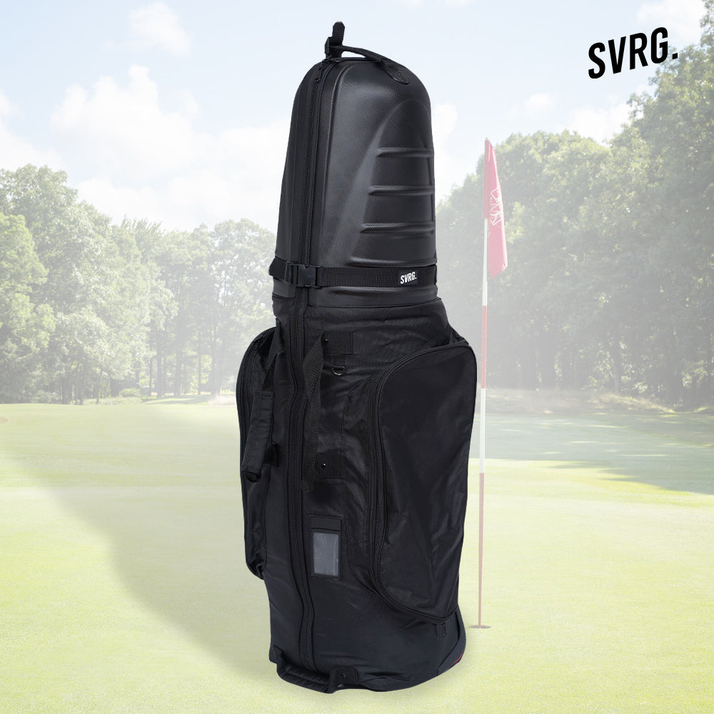 Hybrid Travel Golf Bag With Top Hard PVC