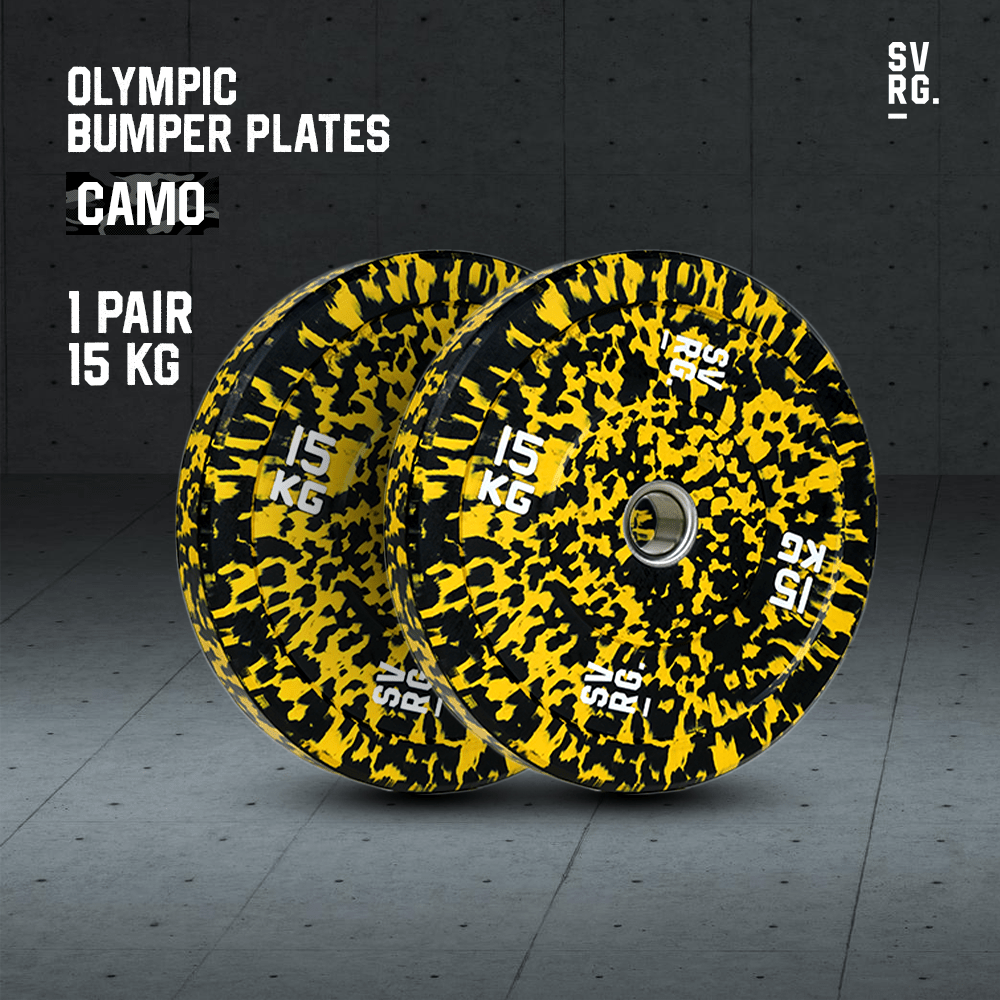 SVRG Camo Bumper Plates – CAMO Series (5/10/15/20/25 kg) – 1 Piece / 1 Pair