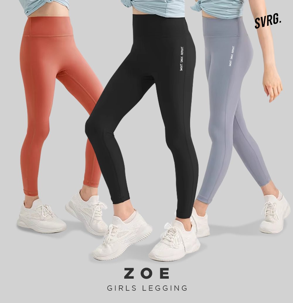 Aura Crop Top for Girls - Atasan Olahraga Anak Perempuan