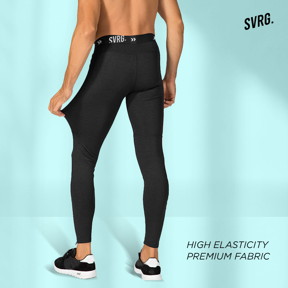 Mens high waisted compression pants online