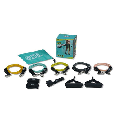 Premium Resistance Band Tubes 11 in 1 Pack Premium Latex Edition Naked Elastic Band