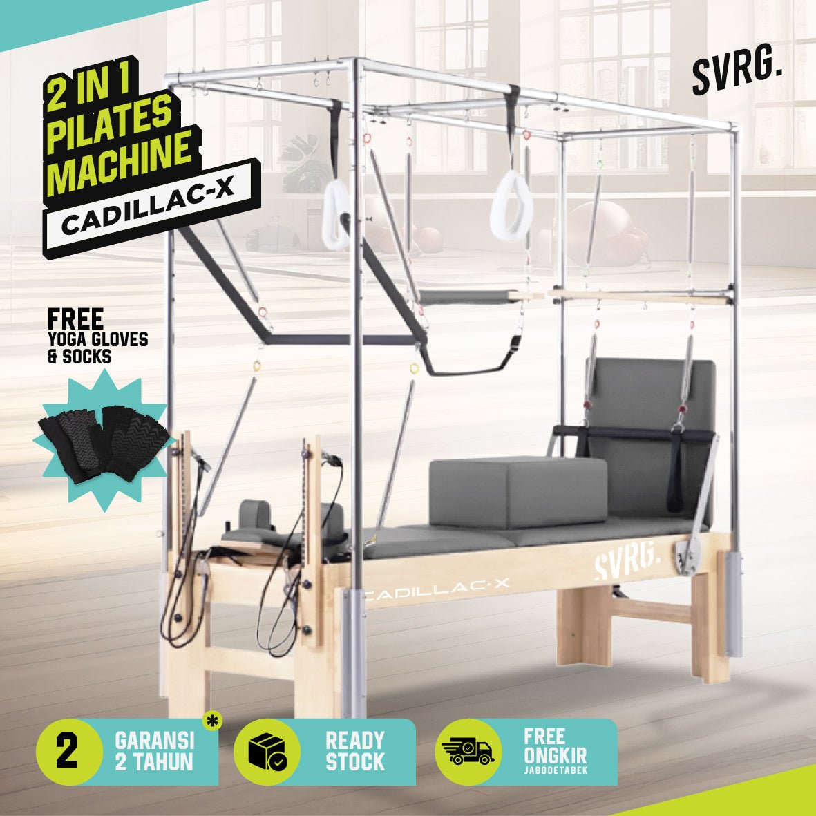 Cadillac X - 2 in 1 Multi-functional Pilates Equipment - 1