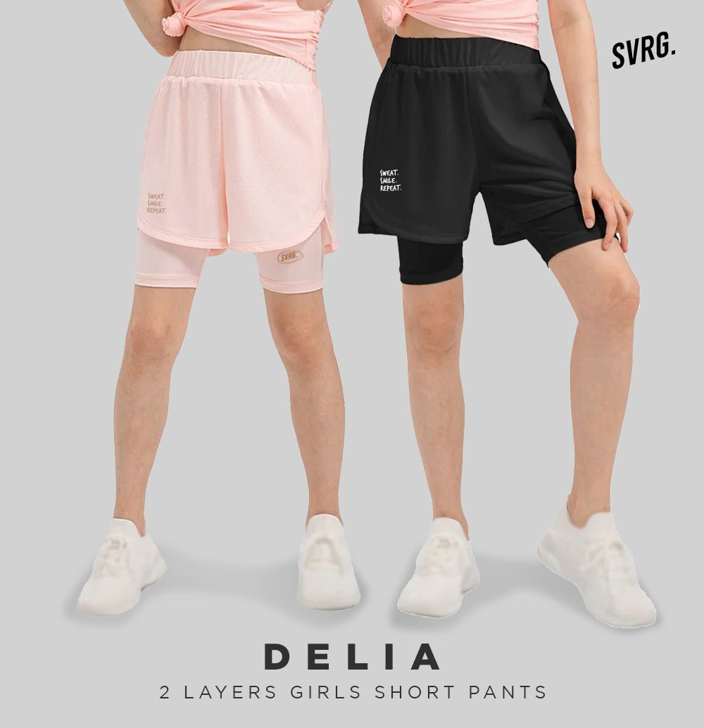 Delia Sports Short Pants Girls - Celana Olahraga Anak Perempuan - 1