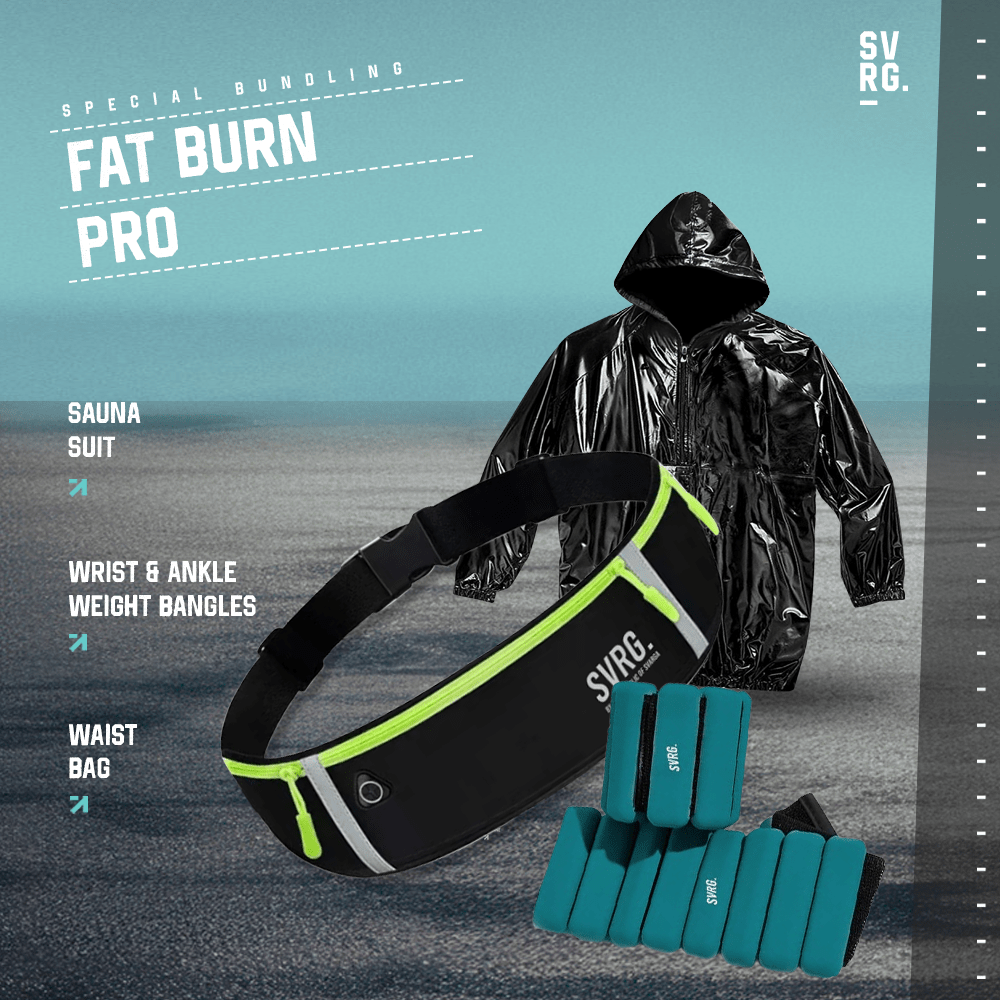 SVRG Fat Burn Pro - Sauna Suit - Weight Bangles - Waist Bag