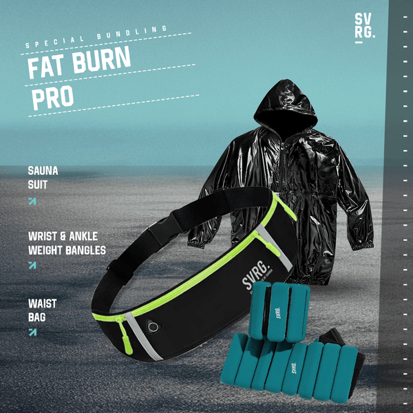SVRG Fat Burn Pro - Sauna Suit - Weight Bangles - Waist Bag - 1