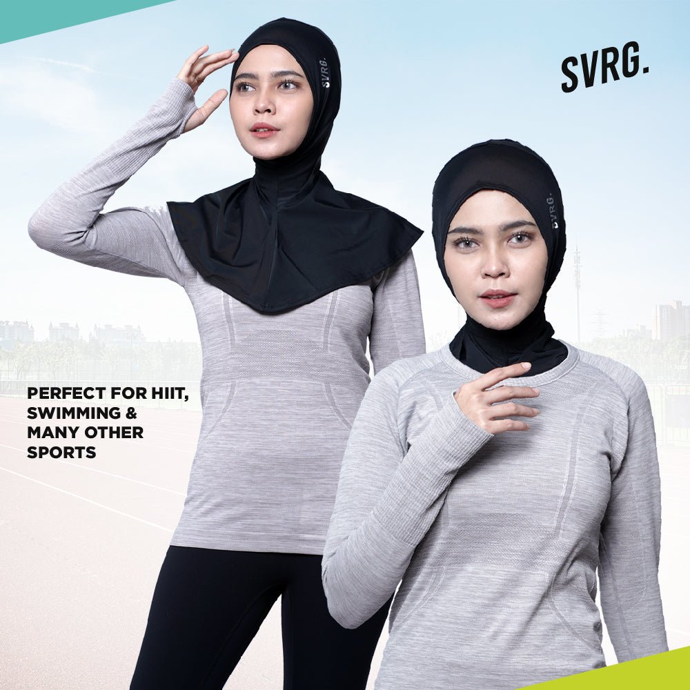 hijab sport abu abu