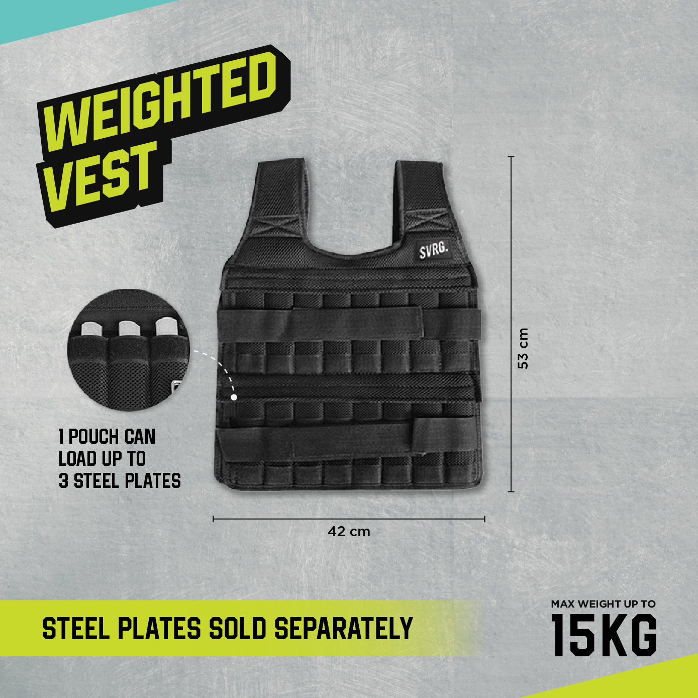 Adjustable Weighted Vest - Wrist & Ankle Weight