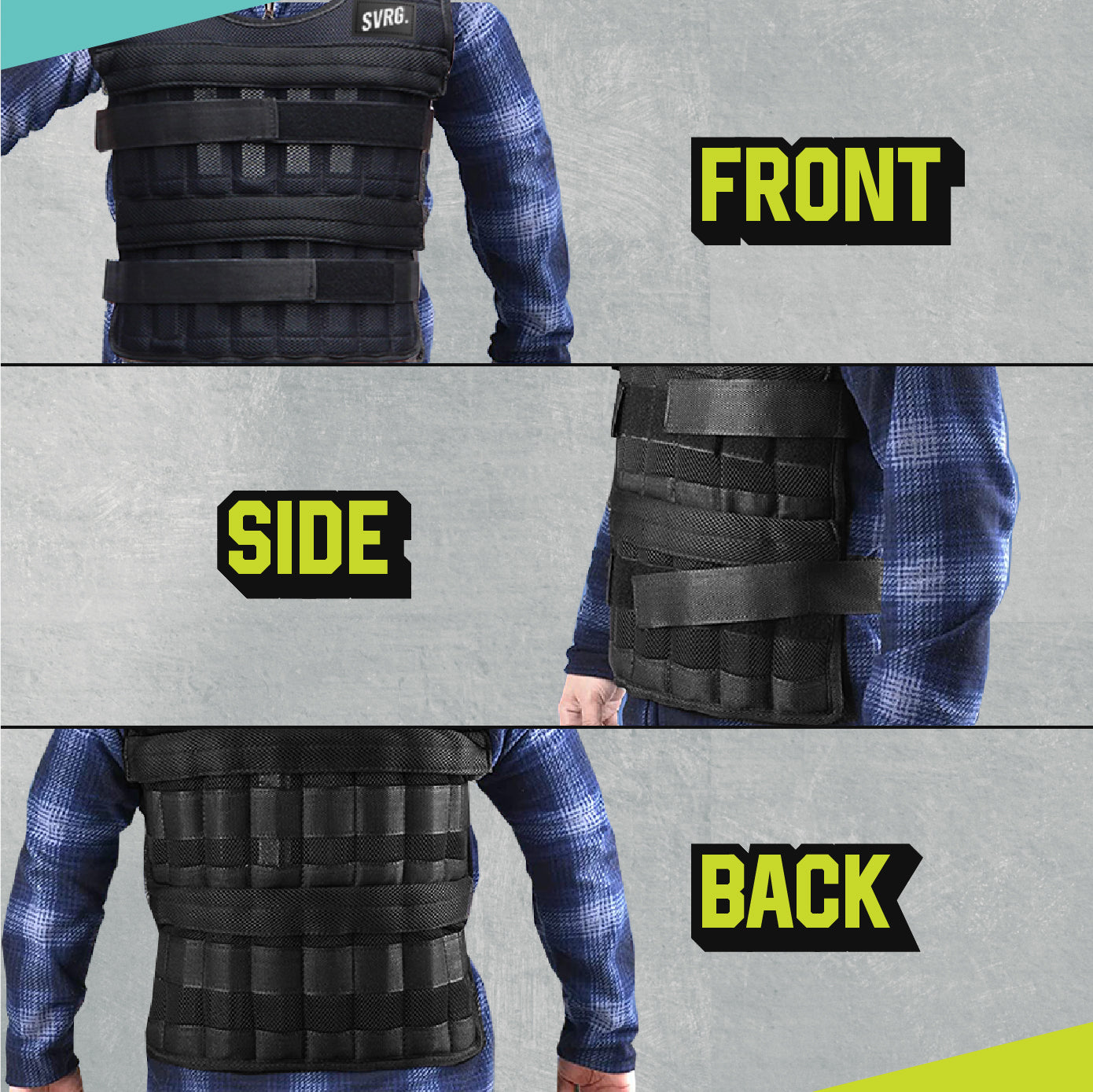 Adjustable Weighted Vest - Wrist &amp; Ankle Weight