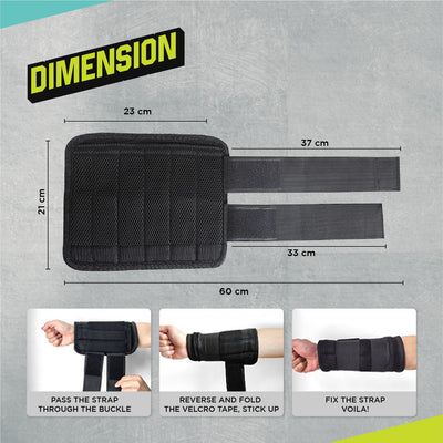 Adjustable Weighted Vest - Wrist & Ankle Weight