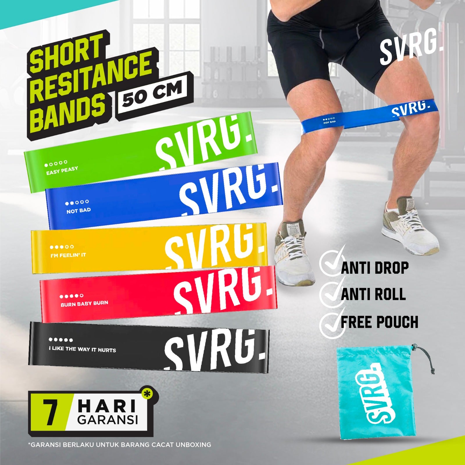 Value Pack Short Resistance Band - SVRG