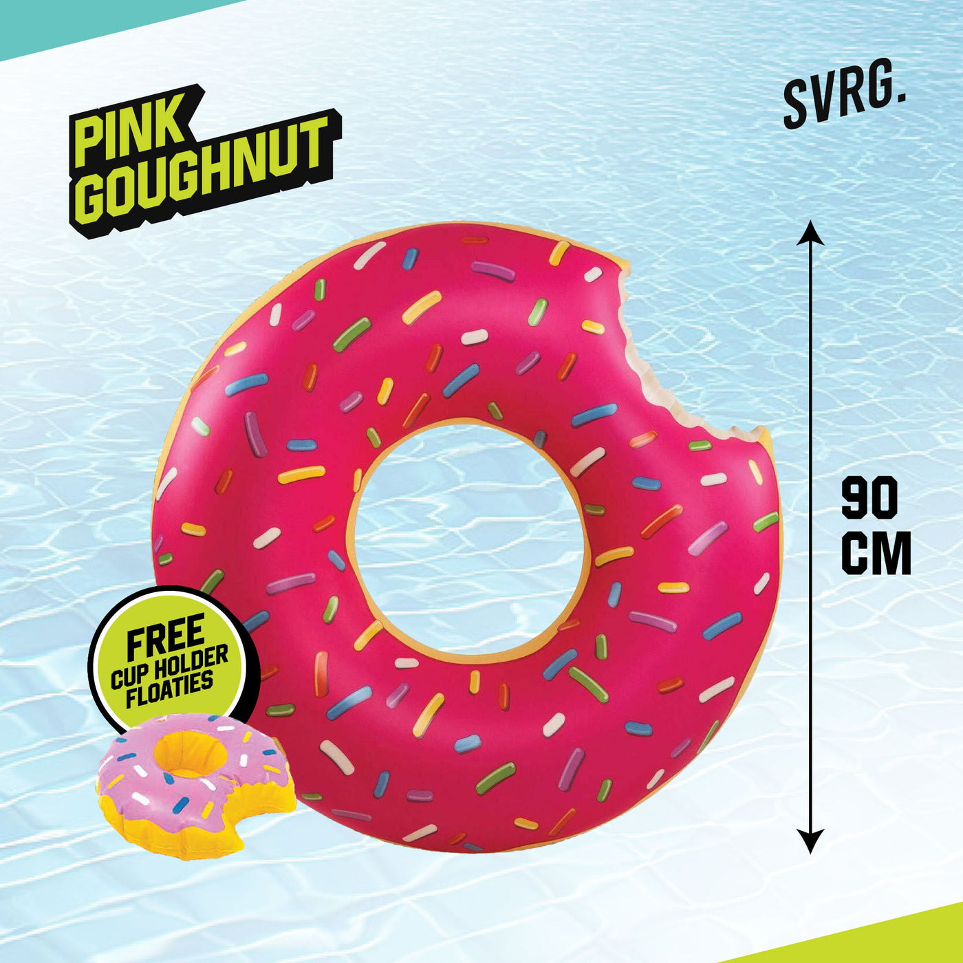 Swimming Floaties Doughnut (FREE CUP HOLDER DOUGHNUT)