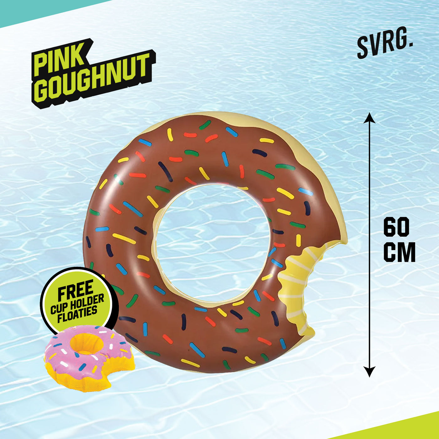 Swimming Floaties Doughnut (FREE CUP HOLDER DOUGHNUT)