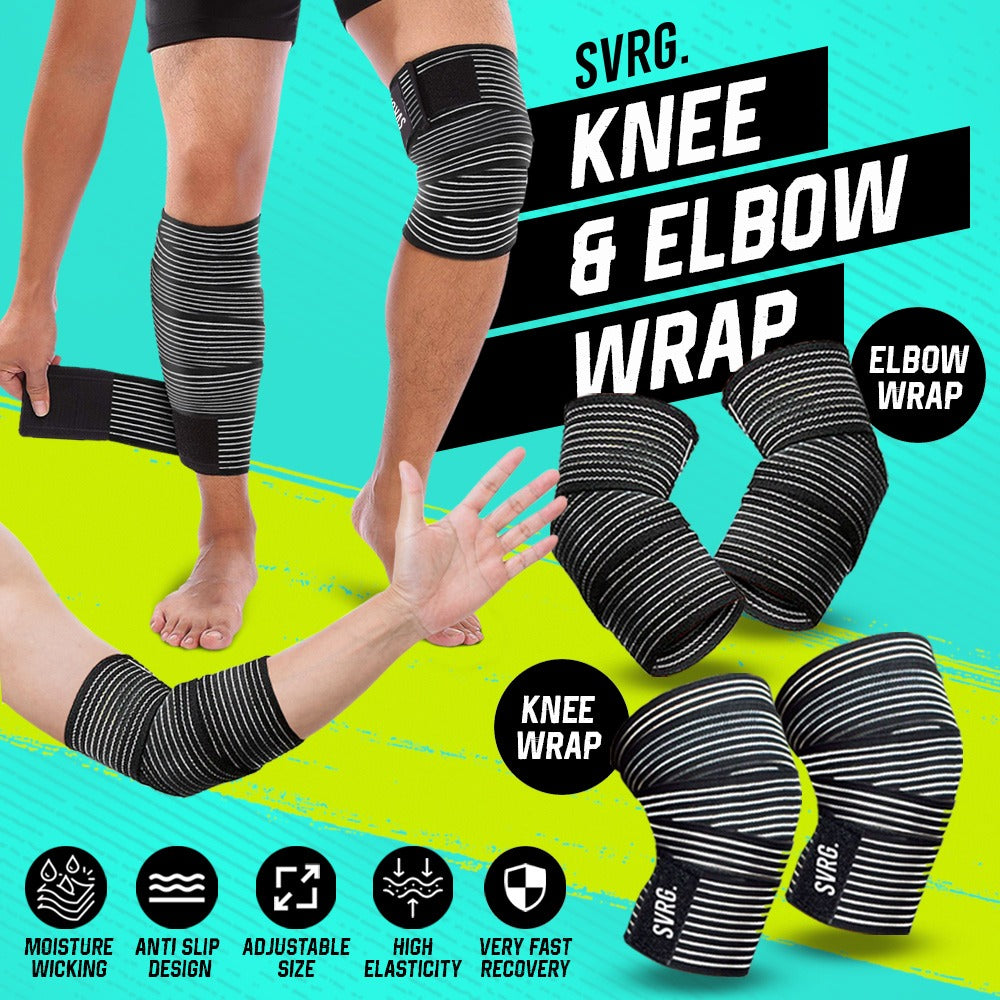 Adjustable Knee & Elbow Support Wrap - Pelindung Siku & Lutut