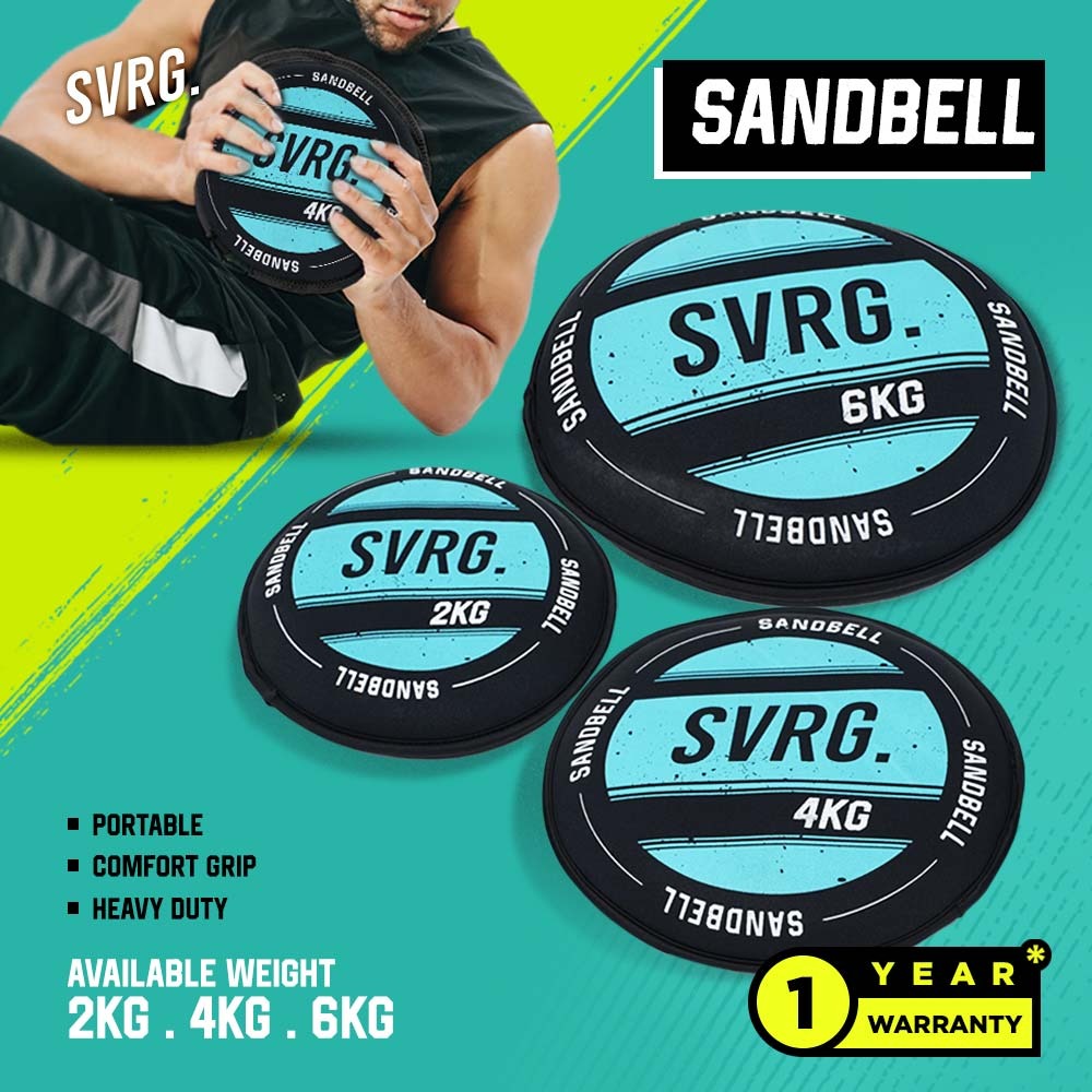 Sandbell - Sand Bag 2kg 4kg 6kg - Fitness - Gym