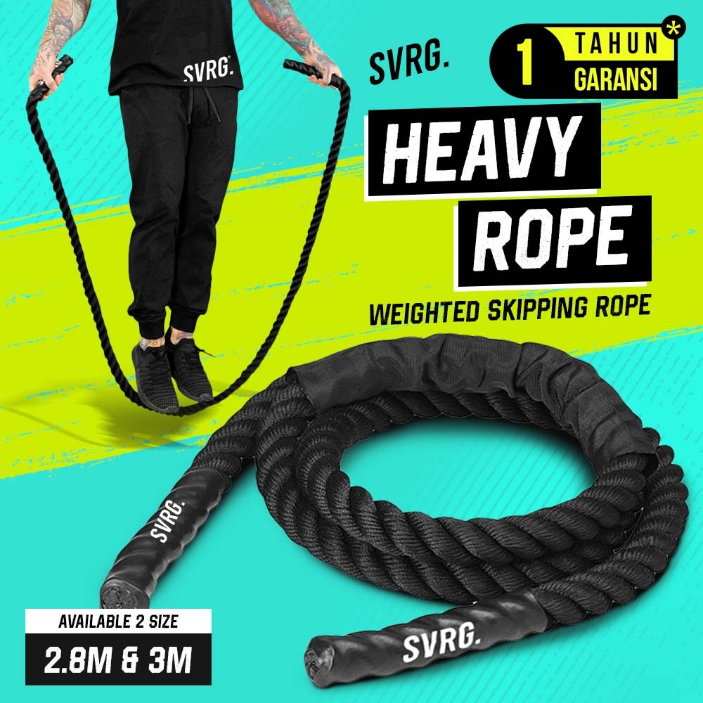 Weighted Skipping Rope | Battle Jump Rope | Gym & Fitness