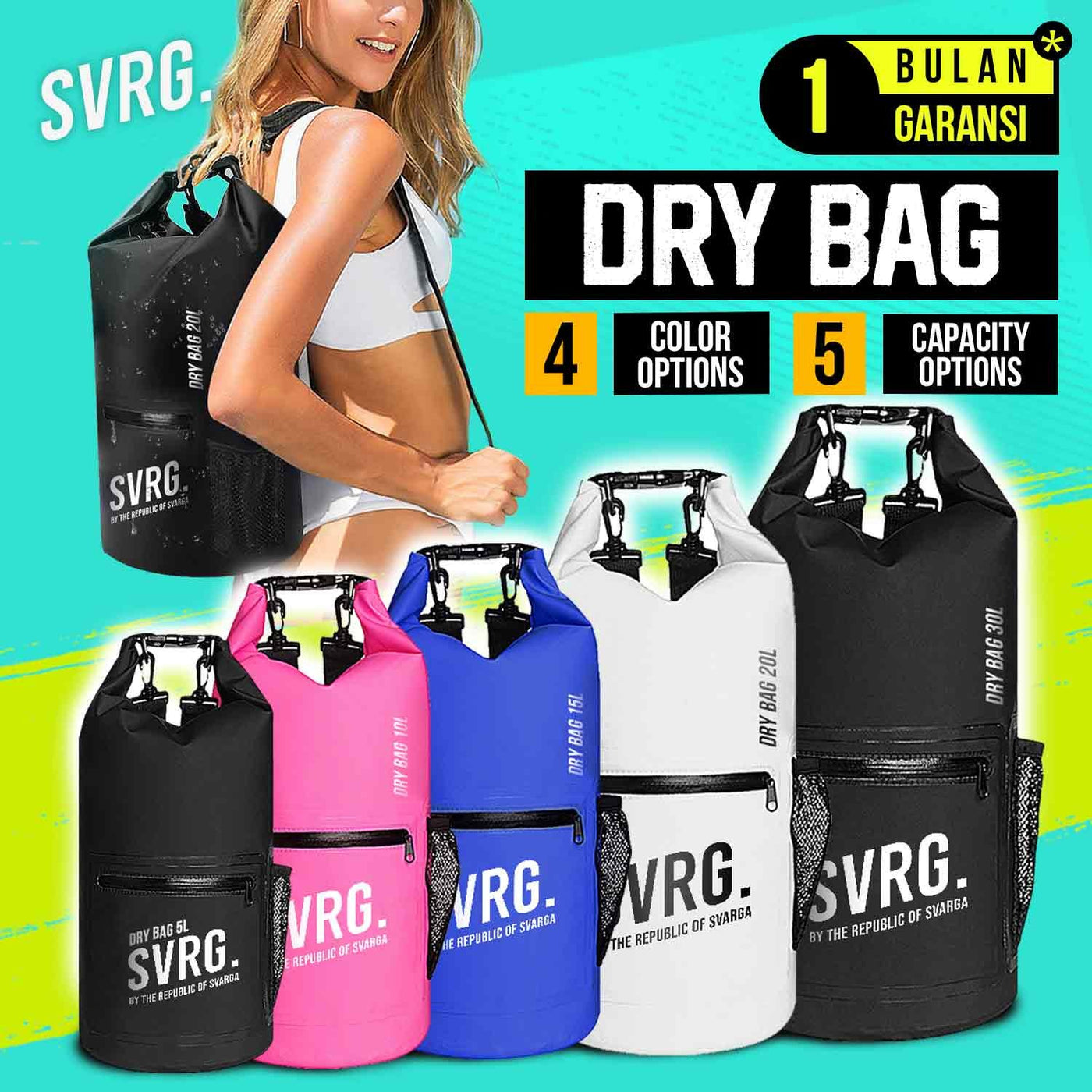 Dry Bag - Tas Dry Bag Ransel - Tas Waterproof