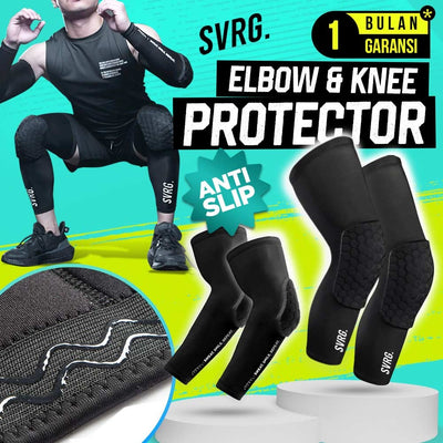 Elbow & Knee Protector - Dekker Siku & Lutut - Gym & Fitness
