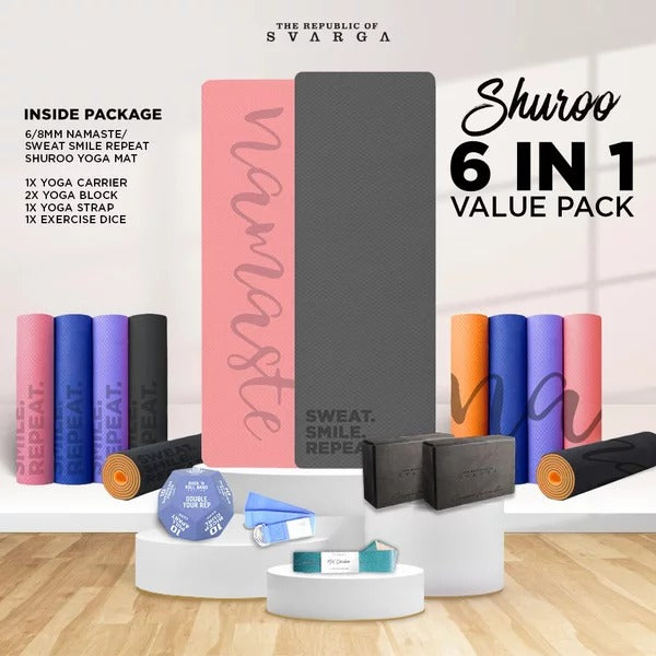 Yoga Mat 6 in 1 Shuroo Series