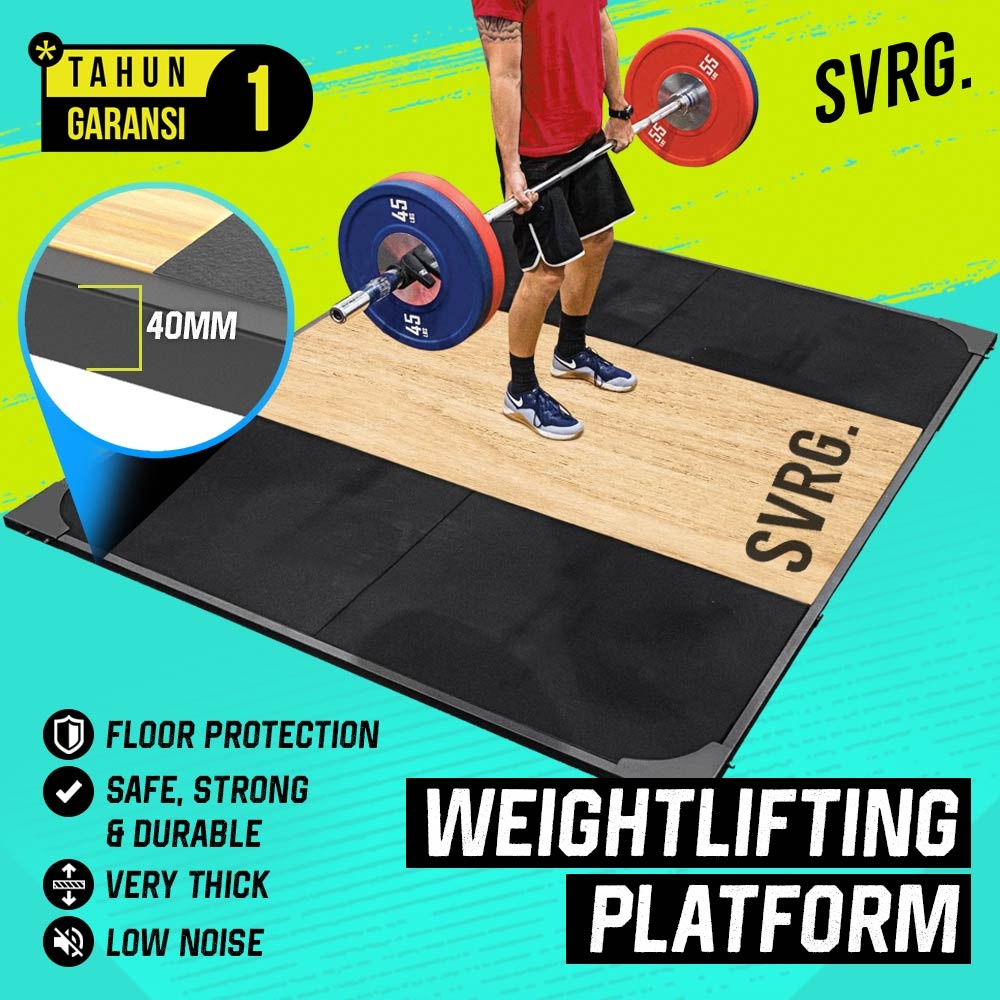 SVRG. Weightlifting Platform - Powerlifting Deadlift Platform - Gym