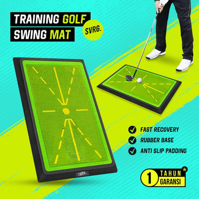 SVRG. Golf Training Mat for Swing - Golf Putting Mat - Karpet Latihan
