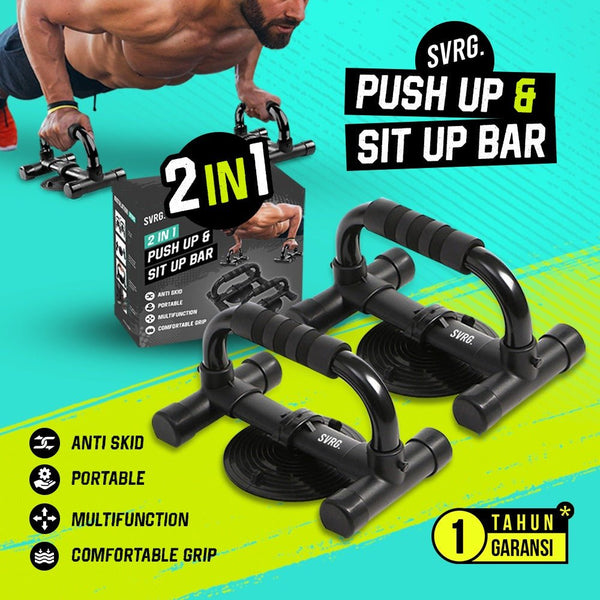 2 In 1 Push Up & Sit Up - 1