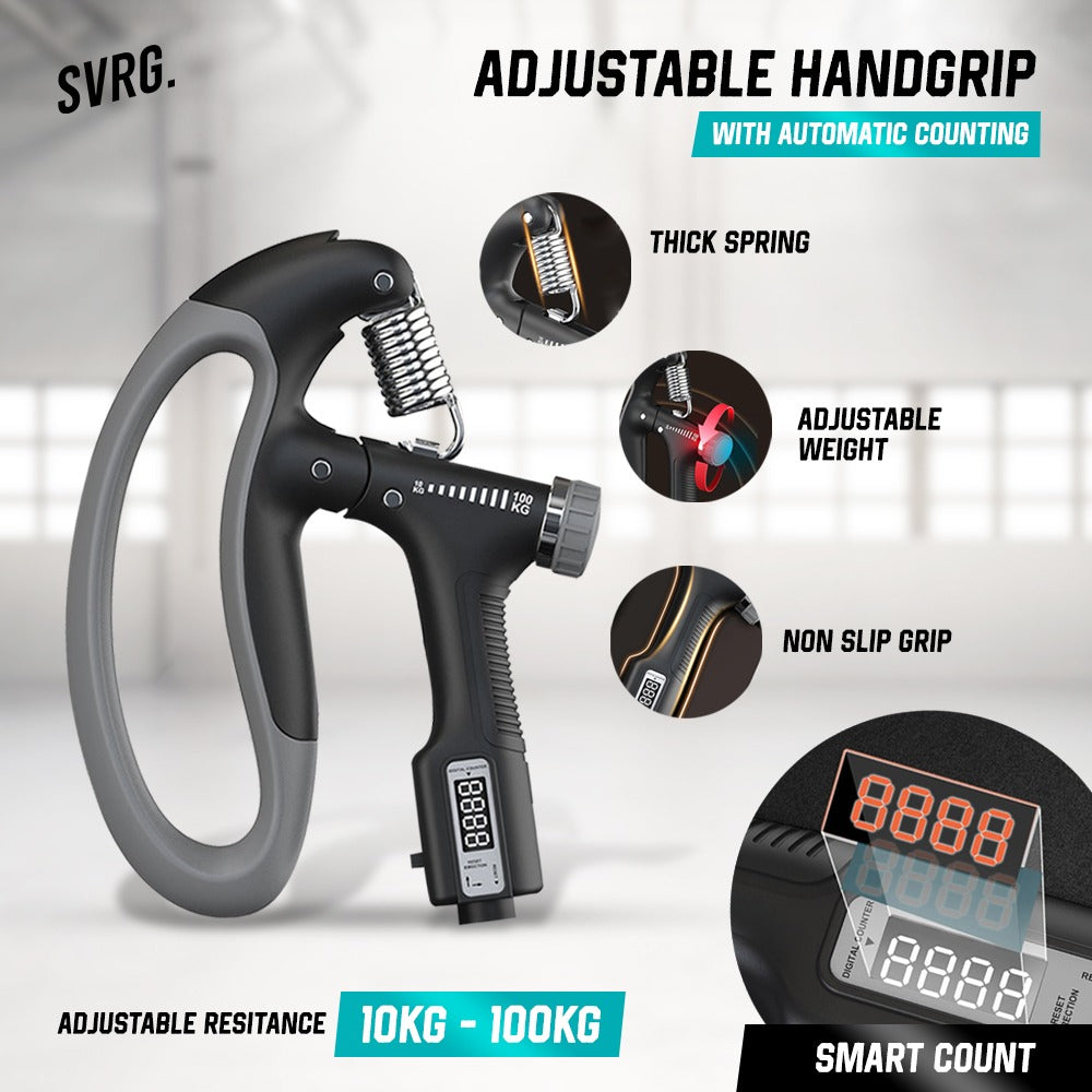 SVRG. Premium Handgrip - Olahraga Otot Tangan - Hand Grip 10 - 100 Kg