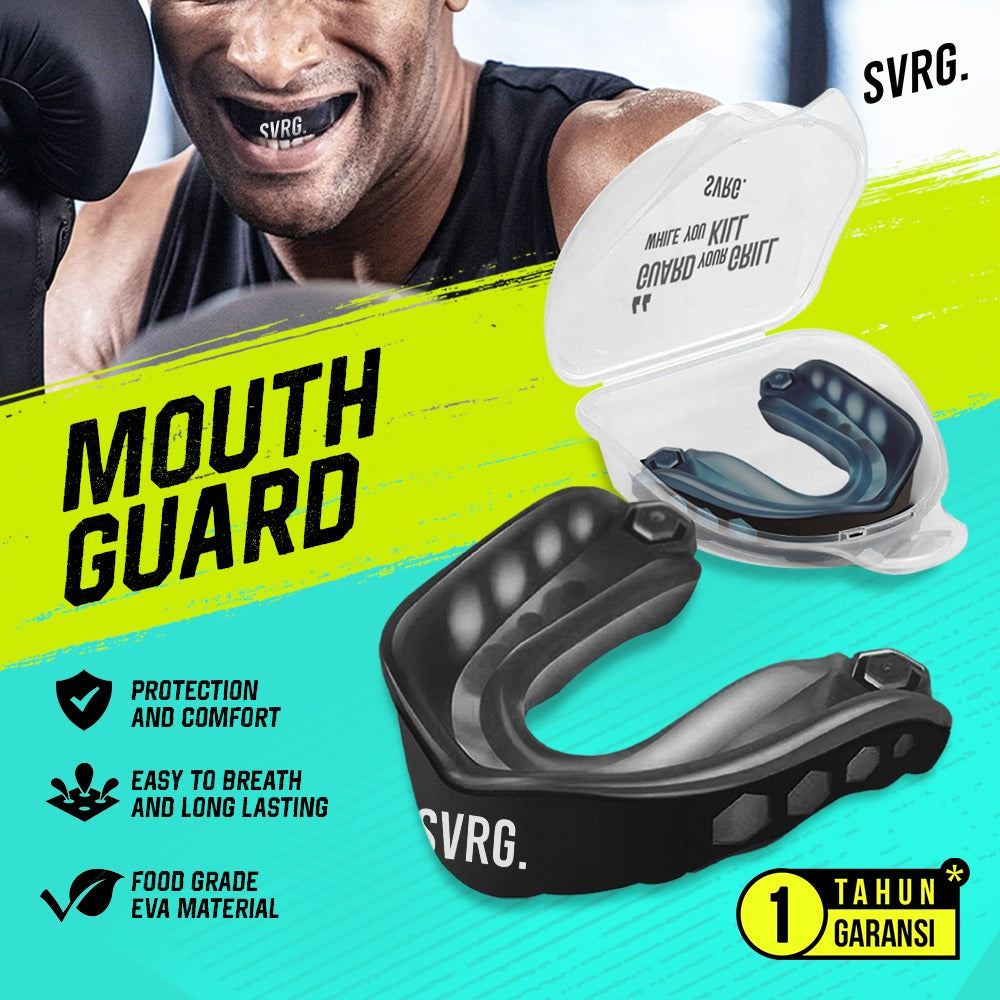 SVRG. Mouthguard - Gumshield - Mouth Guard - Gumsil - Pelindung gigi