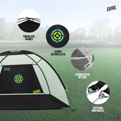 SVRG. Golf Target Net - Golf Hitting Nets - Portable Jaring Golf