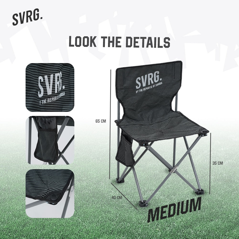 SVRG. Outdoor Folding Chair - Portable Camping Chair - Kursi Lipat