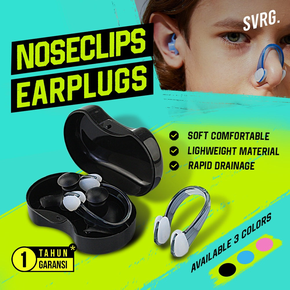 Nose Clip & Ear Plug Renang