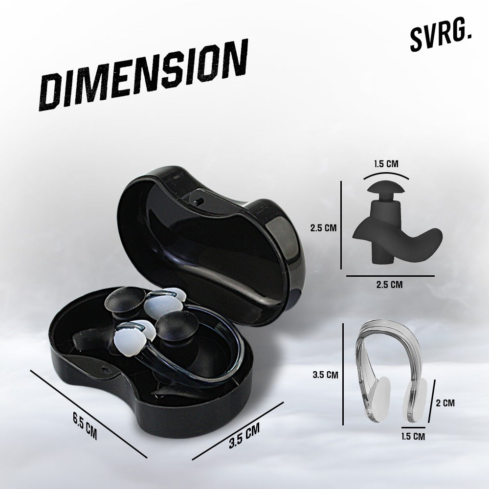 SVRG. Nose Clip & Ear Plug Renang - Penutup Hidung dan Telinga - Swim