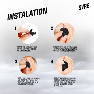 SVRG. Nose Clip & Ear Plug Renang - Penutup Hidung dan Telinga - Swim