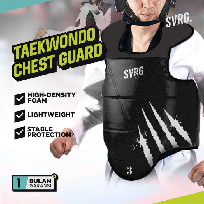 Taekwondo Chest Body Protector - Pelindung Badan Karate and Silat