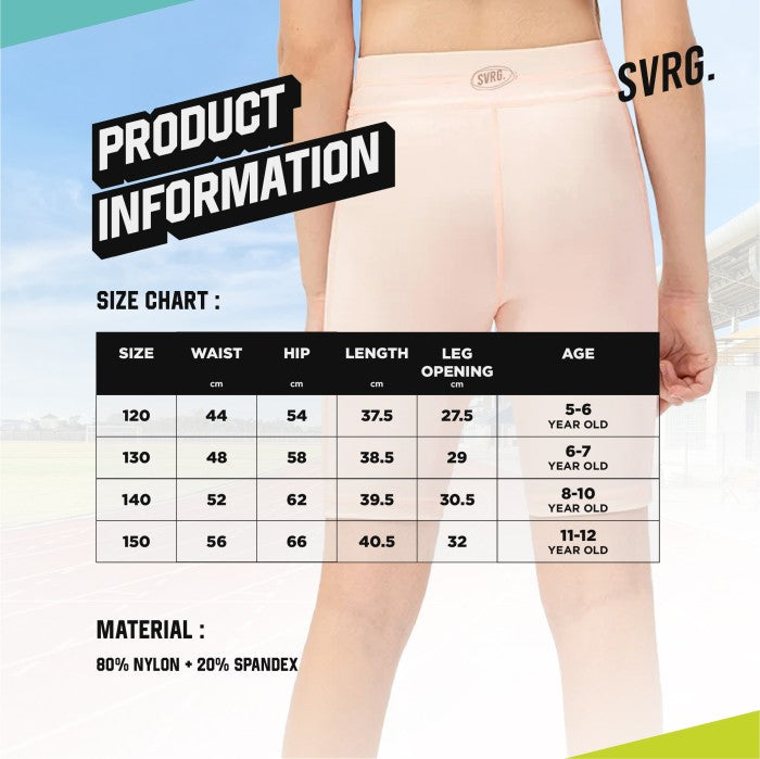 Elen Sports Short Pants Girls - Celana Olahraga Anak Perempuan