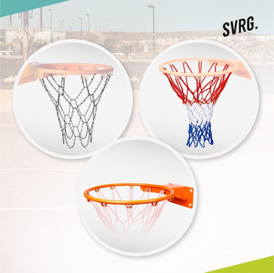 Basketball Fabric Net Ring Basket - Jaring Ring Basket Polyester dan Rantai