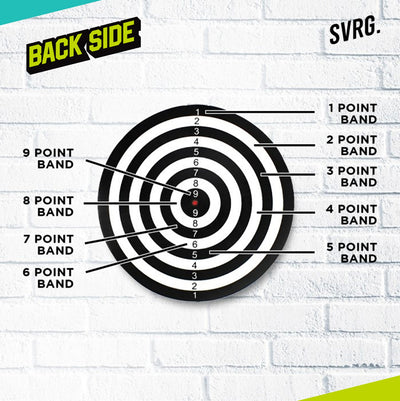 Dart Board Target Double Side