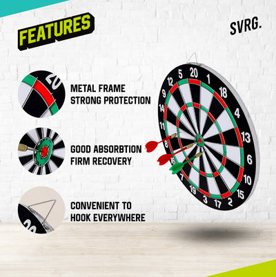 Dart Board Target Double Side