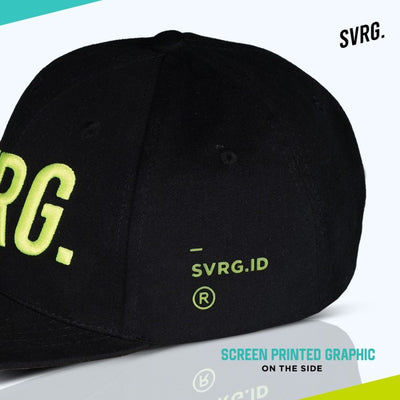 SVRG. Snapback Cap Hat Topi Pria Baseball Cap Model Logo Bordir Premium