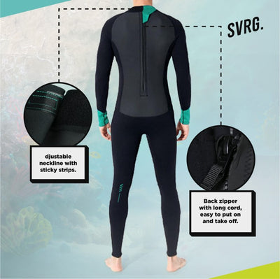 Reus Long Sleeve Diving Suit for Men - Baju Diving & Berenang Pria