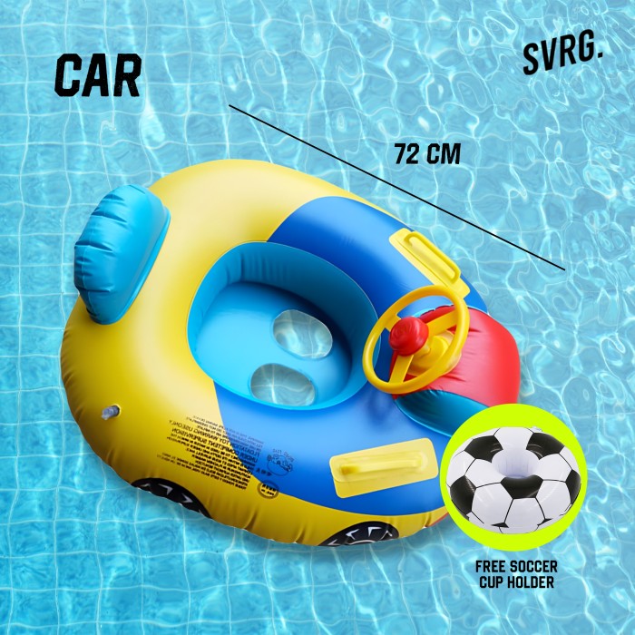 Swimming Floaties Chair (FREE CUP HOLDER) - Kasur Pelampung Air