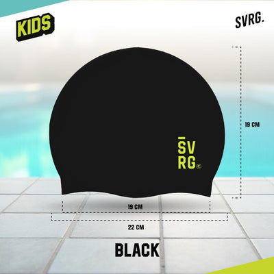 Swimming Cap - SVRG - Topi Renang Silikon Premium Anti Slip Waterproof Elastis untuk Dewasa & Anak