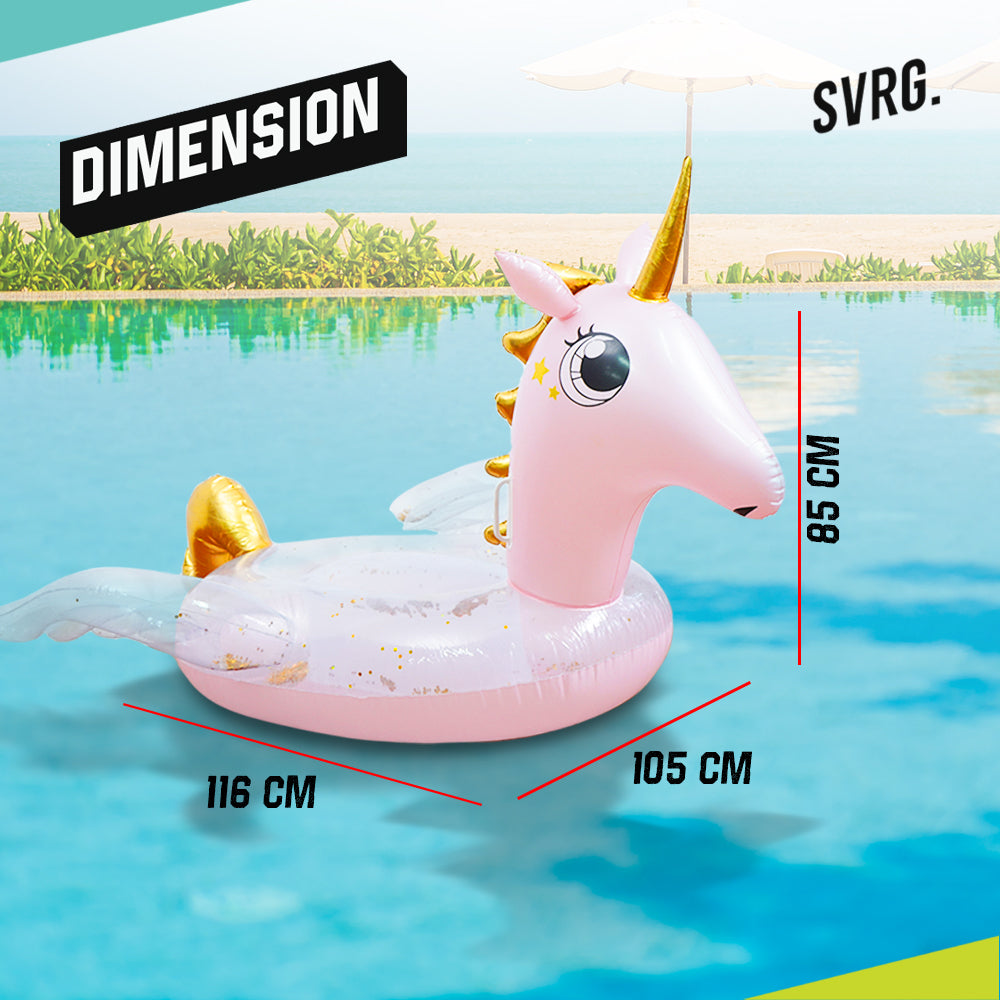 Swimming Floaties Golden Unicorn - Swimming Ring - Swimming Float