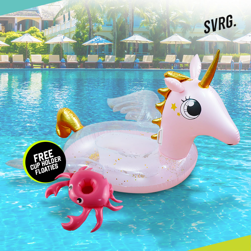 Swimming Floaties Golden Unicorn - Swimming Ring - Swimming Float