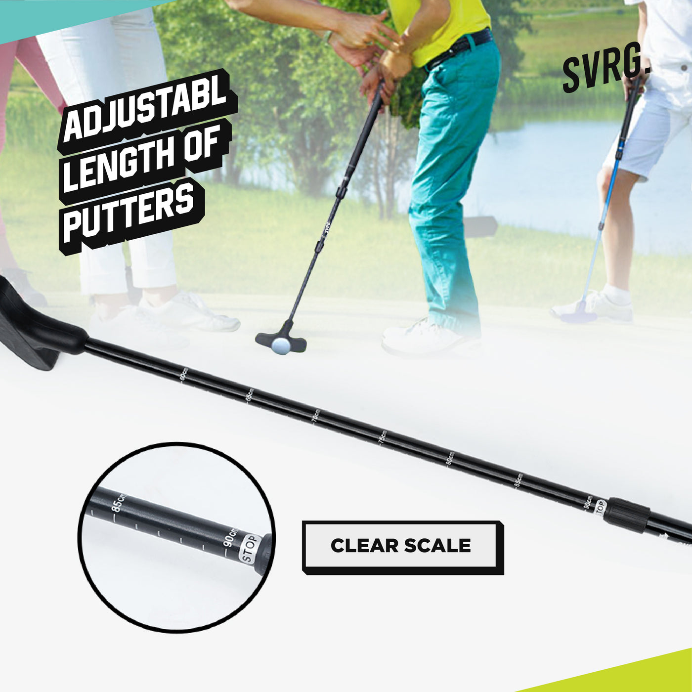 Adjustable Stick Golf Putter