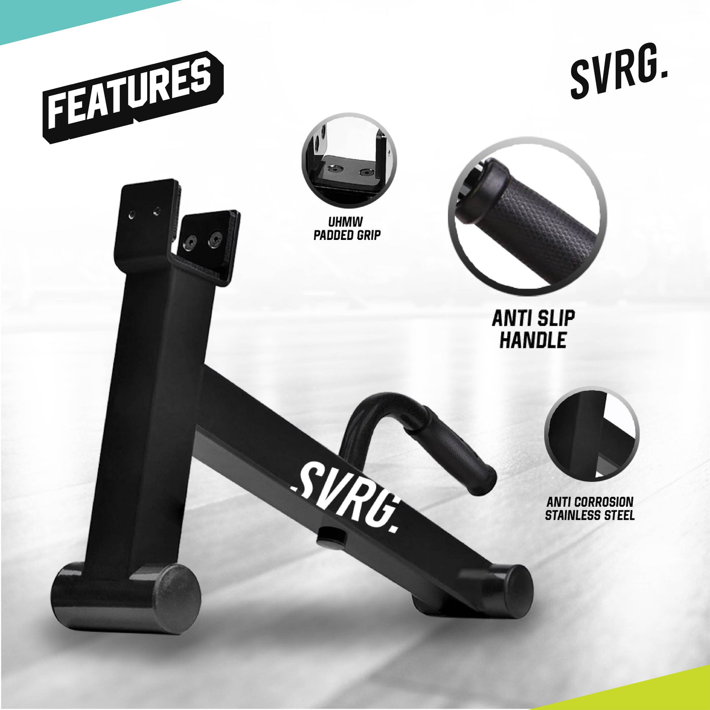 SVRG. Deadlift Bar Jack - Barbell Dumbbell Jack Stand