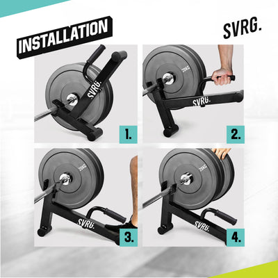 SVRG.  Deadlift Bar Jack - Barbell Dumbbell Jack Stand