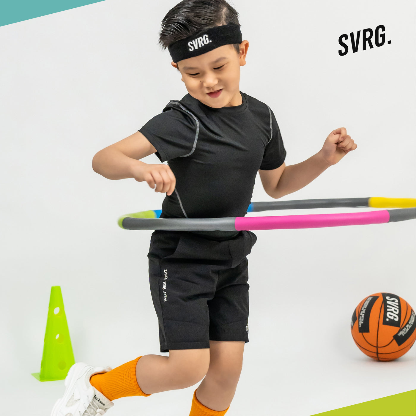 Hylos Short Pants for Boys & Girls. Celana Pendek Compression Anak Olahraga Perempuan laki basket futsal