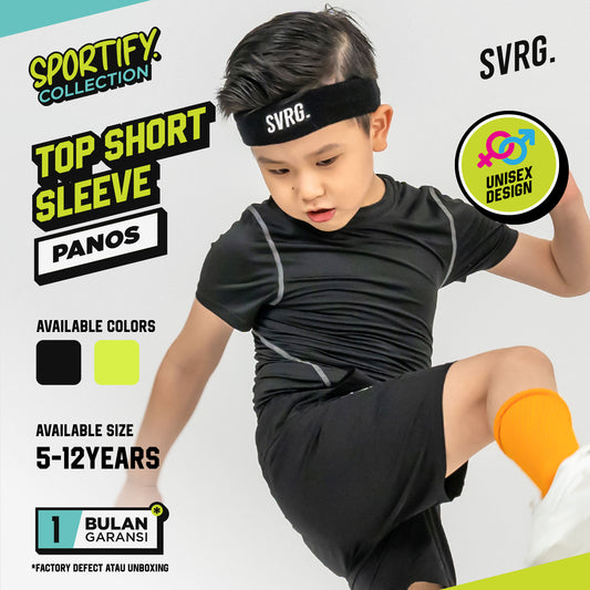 Panos Base Tee - Boys & Girls Rashguard - Jersey Anak - Baju Olahraga Laki & Perempuan