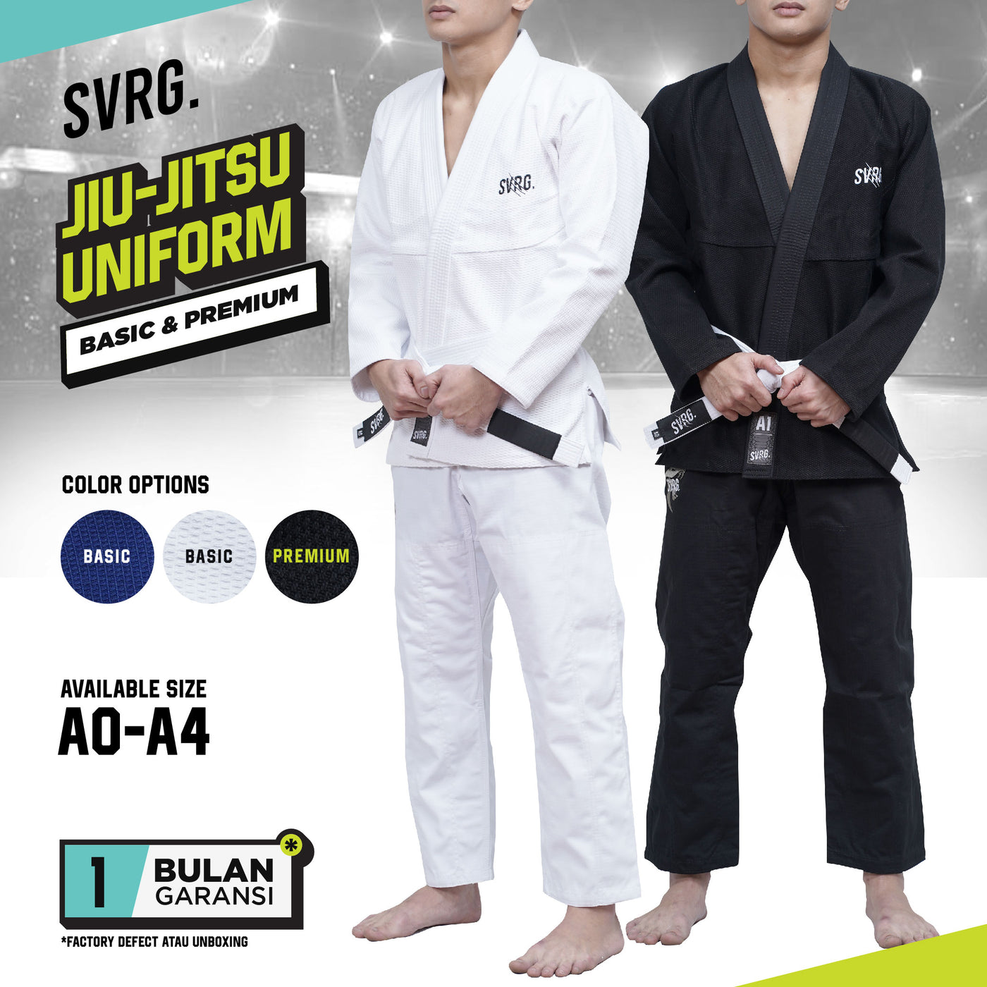 SVRG. Basic Gi Jiujitsu Shirt - Gi Jiu Jitsu - Gi Brazilian Jiujitsu